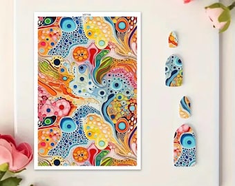 Water transfer images for polymer clay, water soluble,   345