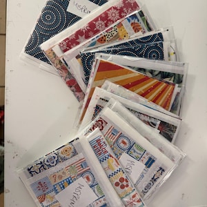 Misprint Polymer Clay Transfer Images, Random Selection Pack, Water Soluble Clay Sheets
