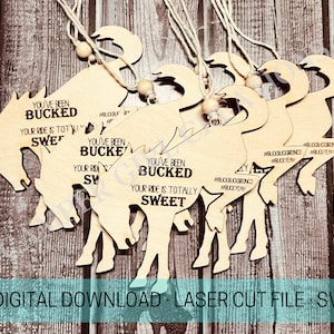 Buck Bronco SVG / Car Charm / Laser Cut File