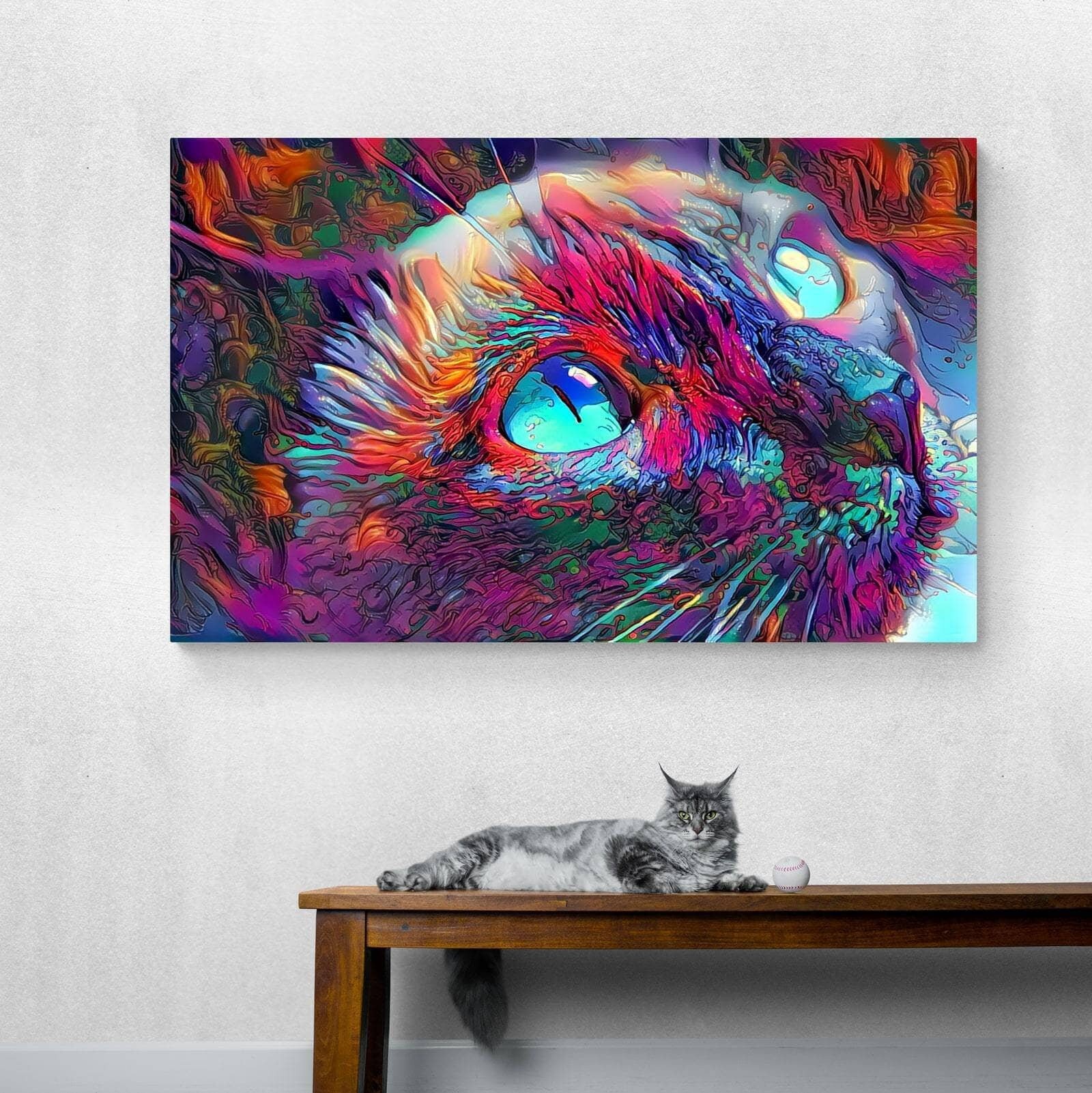 Tableau Chat Moderne