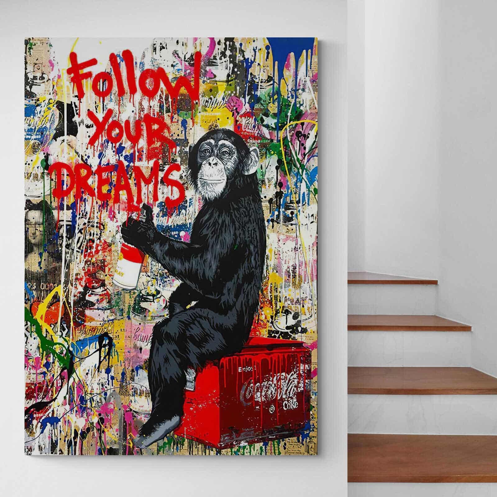 Tableau Street Art Follow You Dreams