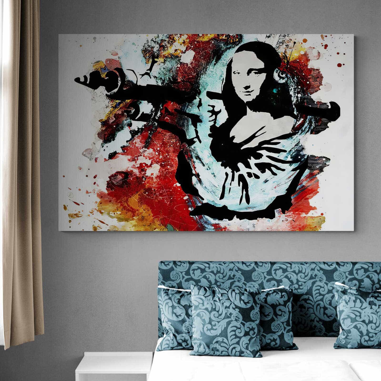 Tableau Street Art Joconde Army