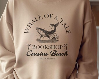TSITP Whale of a Tale Bookshop Sweatshirt | The Summer I Turned Pretty Bookish Merch