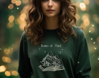 Haus des Windes Sweatshirt, A Court Of Thorns Pullover, Bücherwurm, Bücherliebhaber Geschenke, Sarah J Maas, Roman Shirt, ACOTAR, Nachtgericht, Velaris