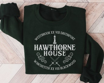 Hawthorne House Sweater, Inheritance Games Sweatshirt, Hawthorne Logo, Jennifer Lynn Barnes, the Hawthorne Legacy, Bookish Merch