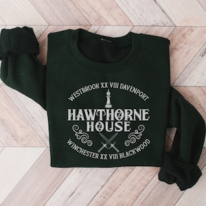 Hawthorne House Sweater, Inheritance Games Sweatshirt, Hawthorne Logo, Jennifer Lynn Barnes, the Hawthorne Legacy, Bookish Merch