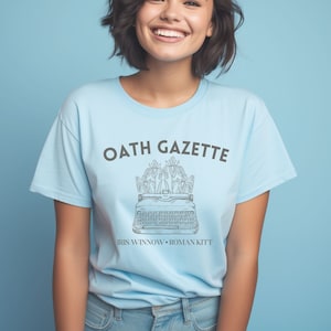 Divine Rivals T-Shirt, YA Romantasy fantasy, Bookish Sweatshirt, Rebecca Ross Shirt, Oath Gazette Shirt, Iris Winnow Shirt, Bookish Merch