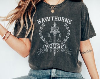 Hawthorne House Comfort Colors T-shirt, Inheritance Games Shirt, Classic Literature, Jennifer Lynn Barnes, Book Lover Gift, Seven Gables Tee
