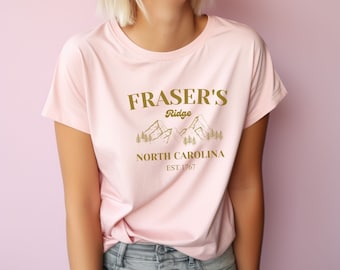 Fraser's Ridge T-Shirt, Diana Gabaldon, Book Merch, Fraser's Ridge North Carolina, Outlander Merch, Bookish, Book Tok, Jamie Fraser Shirt