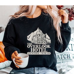 The Overlook Hotel Inspired Sweatshirt, Stanley Kubrick Horror Film, The Shining, Stephen King Fan Gift, Halloween Movie Sweater, Redrum Tee