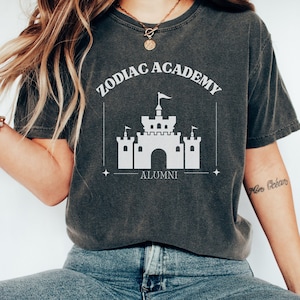 Comfort Colors Zodiac Academy T-Shirt, Alumni, Bookish Shirt, Bookworm, Zodiac Academy Merch, Caroline Peckham Shirt, Book Lover Gifts