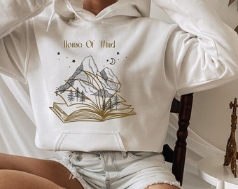 Haus des Windes Hoodie, Ein Gericht der Dornen Hoodie, Bücherwurm, Buch-Liebhaber Geschenke, Sarah J Maas, Roman Shirt, ACOTAR Fan Geschenk, Nacht Gericht, Velaris