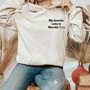 Morally Grey Characters Hoodie, Morally Grey Hoodie, Villain Era, Bookish, Book Lover Gift, Smut Shirt, Book Tok Merch, Villain Shirt