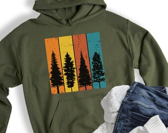 Kerstbomen Hoodie, Boerderij Verse Bomen, Kerst shirts voor vrouwen, Cadeau voor Kerstmis, Familie Vakantie Hoodie, Merry Christmas