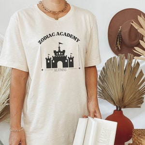 Zodiac Academy T-Shirt, Alumni Shirt, Bookish Shirt, Bookworm, Bibliophile, Zodiac Academy Merch, Caroline Peckham Shirt, Book Lover Gifts