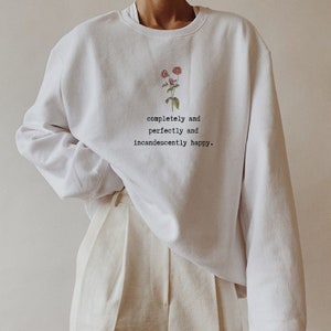 Stolz und Vorurteil Sweatshirt Jane Austen Sweater, feministische Crewneck Shirt, literarische Geschenke, Buchliebhaber Shirt, Bookish