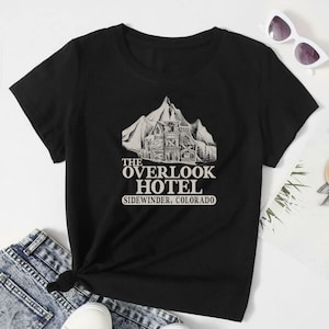 The Overlook Hotel Inspired T-Shirt, Stanley Kubrick Horror Film, The Shining, Stephen King Fan Gift, Halloween Movie Shirt, Redrum Tee
