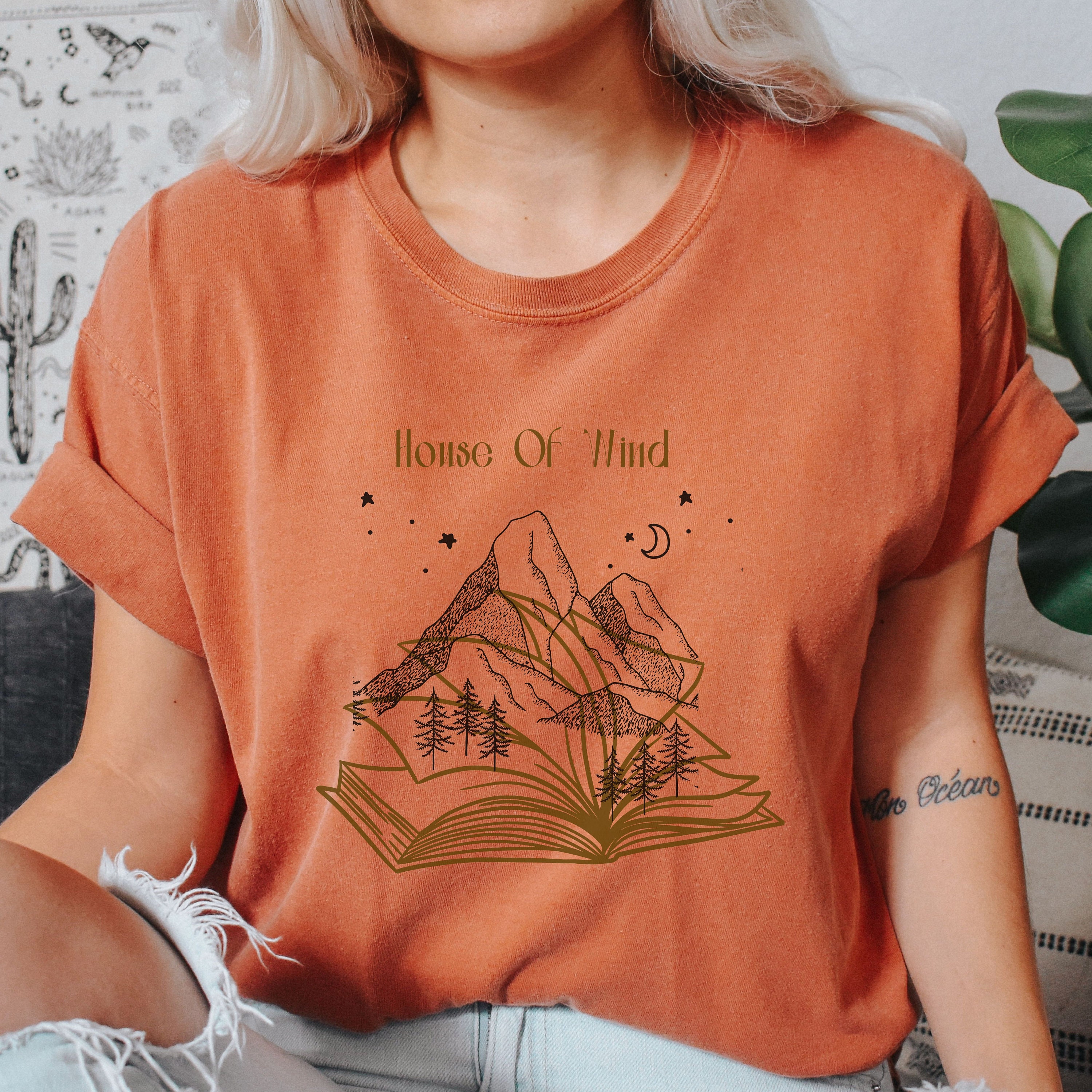 Comfort Colors House of Wind T-shirt A Court of Thorns Shirt - Etsy
