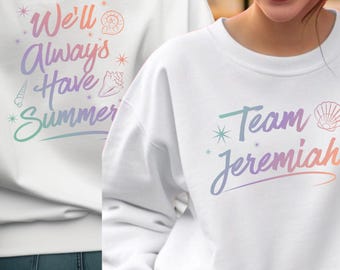 Team Jeremia Sweatshirt | The Summer I Turned Pretty Merch (TSITP Farbverlaufsdesign)