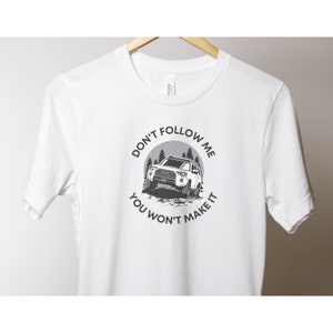 Toyota 4runner shirt, unisex 4runner tee, 4x4 Toyota T-shirt, dames Toyota shirt, heren Toyota shirt, overland shirt White