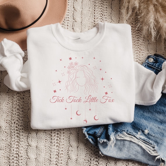 Erase una vez un corazon roto Caraval Tick Tock Little Fox sudadera sudadera bookish regalo de amante de los libros Booktok Jacks y Evangeline Ouabh Etsy Espana