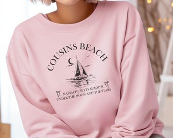 Cousins Beach Sweatshirt | Der Sommer verwandelte ich hübschen Merch | TSITP Bücherwurm Rundhals-Shirt