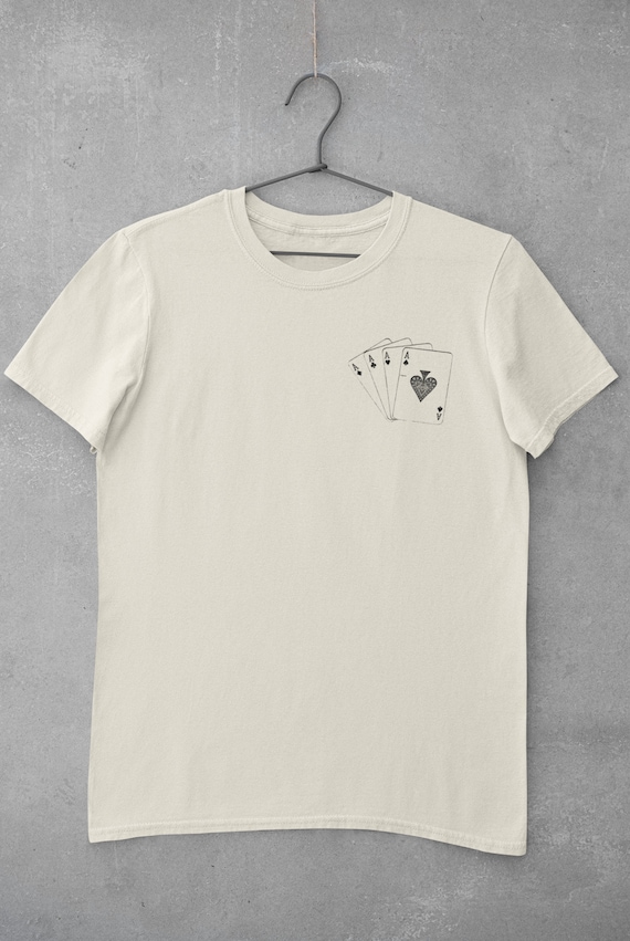 Poker Four Aces Gambling T-Shirt - Pocket Of Aces Poker Four Aces Gambling T-Shirt - Pocket Of Aces