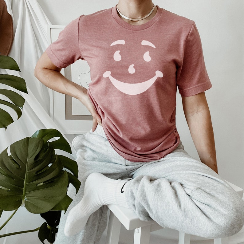 Unisex Kool Aid-skjorta, vintage-skjorta, retro-t-shirt, 80-talsskjorta, 1980-talsskjorta, Heather Mauve