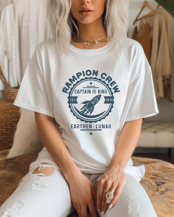Rampion Crew Shirt, The Lunar Chronicles T-Shirt, Comfort Colors Bookish Clothing, Literary Gifts, Cinder, Cinder Sweater, Gifts for Readers