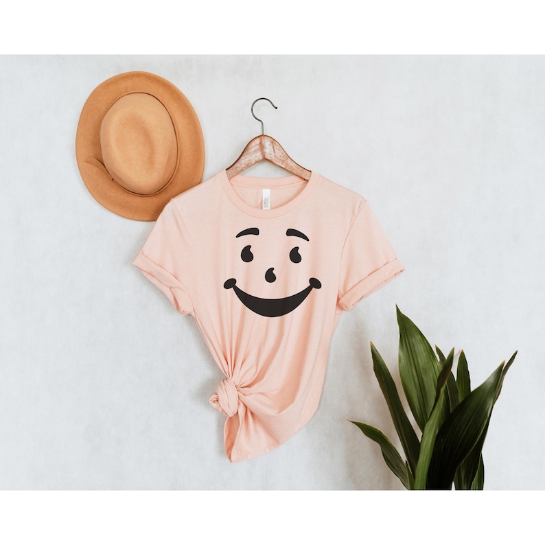 Unisex Kool Aid-skjorta, vintage-skjorta, retro-t-shirt, 80-talsskjorta, 1980-talsskjorta, Heather Peach