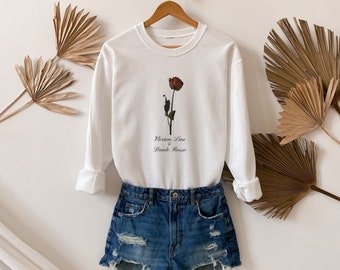 King Of Wrath Sweatshirt, Bookish, ANA HUANG™ Novel Sweater, Book Lover Gift, Vivian Lau, Dante Russo, Book Tok, Minimalist Trendy Sweater