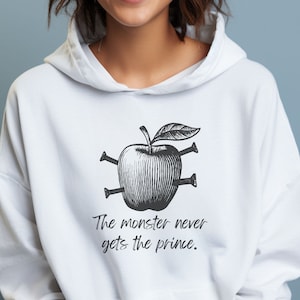 Mind F*ck-serien Hoodie, Monstret får aldrig prinsen Hoodie, Bokälskare Gåva, Lana Myers-tröja, ST Abby Merch bild 1