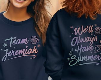 Team Jeremia Sweatshirt | The Summer I Turned Pretty Merch (TSITP Farbverlaufsdesign)