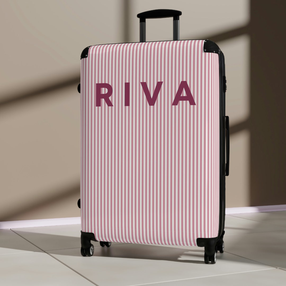 Personalized Suitcase in 3 Sizes With Name Initials Font and Etsy