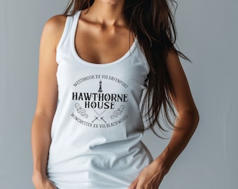 Hawthorne House Tank Top, Inheritance Games Shirt, Hawthorne Logo, Jennifer Lynn Barnes, das Hawthorne Vermächtnis, Bookish Merch