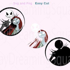 Nightmare Svg and Png, Jack Svg, Sally Svg, Pumpkin Svg, Halloween Svg, Jack and Sally Svg, Halloween File, Digital Download, Digital File