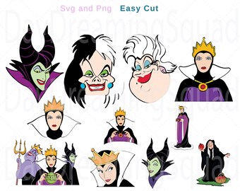 Böse Königin Bundle SVG, SVG, Png, Bösewicht, Png, Evil Queen Bundle, Gift Apfel, Digital Download, digitale Datei
