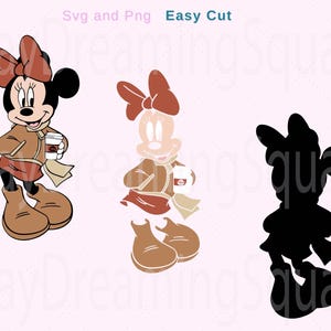 Minnie Mouse citrouille épicée Svg, Svg souris fille, souris Cricut, Svg citrouille épicée, téléchargement numérique, fichier numérique, Svg et Png, téléchargement immédiat