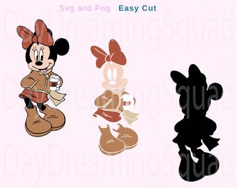 Minnie Mouse Pumpkin Spice Svg, Girl Mouse Svg, Mouse Cricut, Pumpkin Spice Svg, Digital Download, Digital File, Svg n Png, Instant download