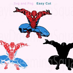 Super Held Png und SVG, Held SVG, Digitaler Download, Digitale Datei, TShirt-Datei, Tumbler-Datei, Cricut svg, Silhouette svg, Spinne svg und Png