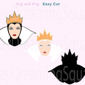 Evil Queen Instant Download Svg, Villain Svg, Svg, Evil Queen Png, Poison Apple svg, Digital Download, Digital File, TShirt File