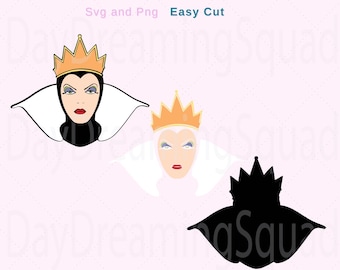 Evil Queen Instant Download Svg, Villain Svg, Svg, Evil Queen Png, Poison Apple svg, Digital Download, Digital File, TShirt File