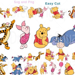 Winnie the Pooh Svg y Png, Descarga instantánea, Archivo Cricut, Descarga digital, Archivo digital, Svg y Png, Hunny Pot, Archivo Cricut, Archivo de camiseta y vaso