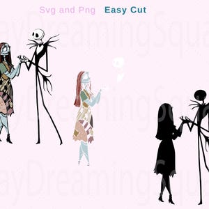 Nightmare Svg, Jack Svg, Sally Svg, Pumpkin Svg, Halloween Svg,  Svg, Halloween File, Digital Download, Digital File, Gift for her and him