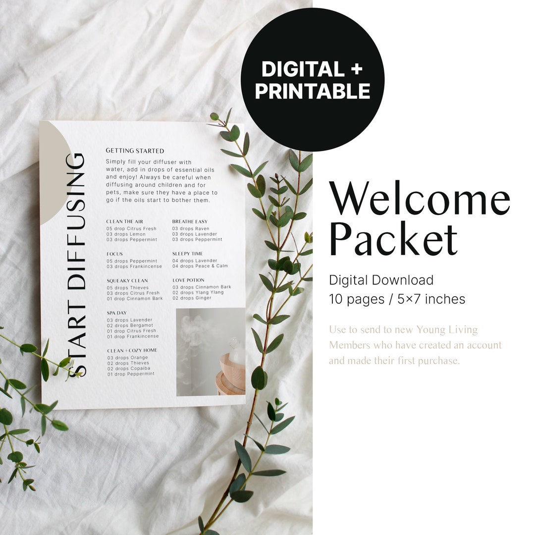 Welcome Cards Download Print 5x7 10 Pages - Etsy