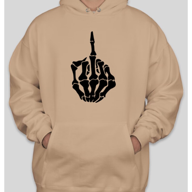 Skeleton Middle Finger SVG Flip off Svg Digital Clipart Etsy Sweden