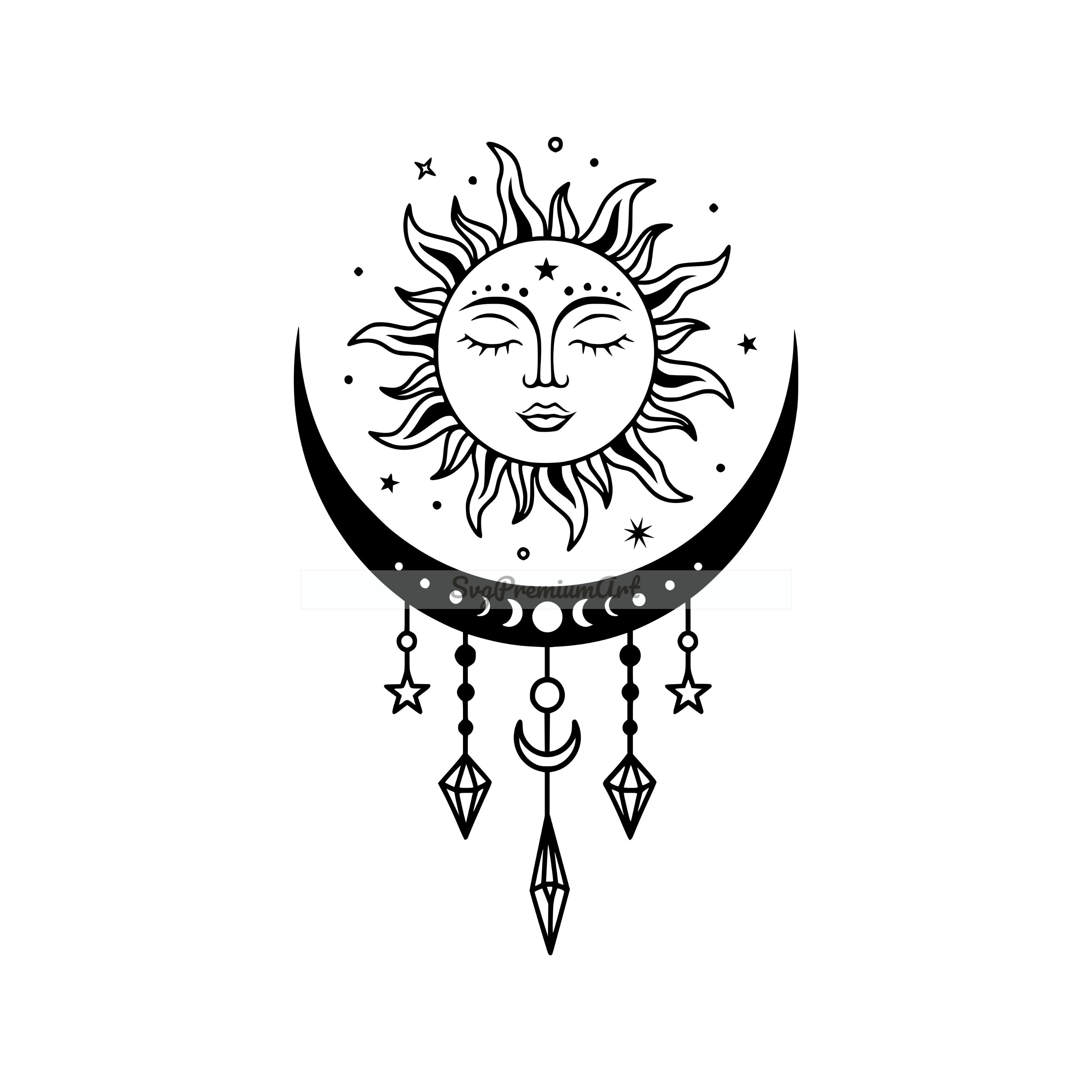 mandala-sun-svg-mandala-svg-moon-svg-sun-clipart-svg-etsy-india