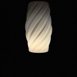 Lampadaire, Éclairage moderne, Éclairage impression 3D, Lampe minimaliste, Lampe de salle à manger, Bois, Moderne Mid-Century, Décoration d'intérieur, Design spécial, Twist image 6