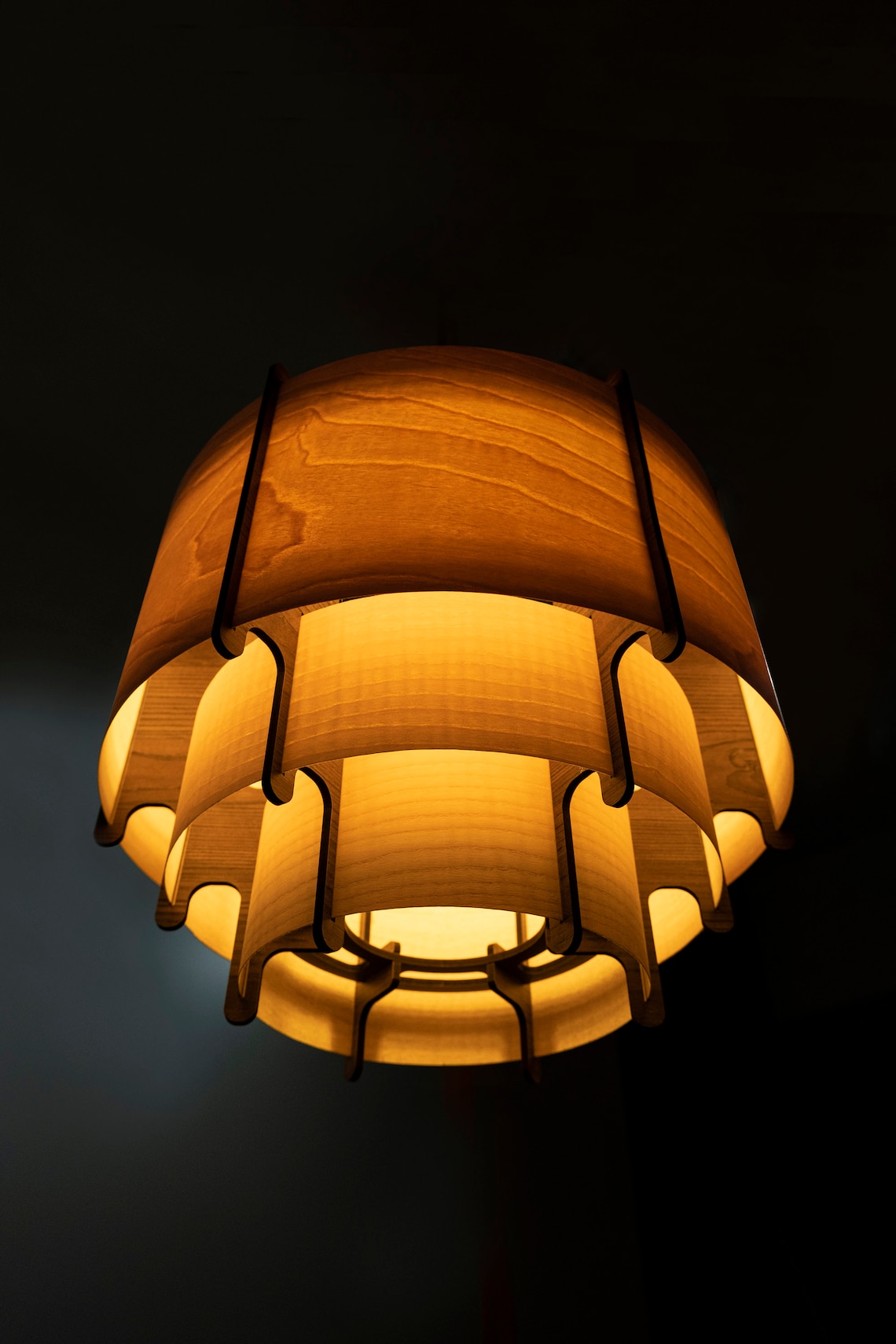 Wood Floor Lamp Custom Design Lamp and Lighting Mid Century Etsy