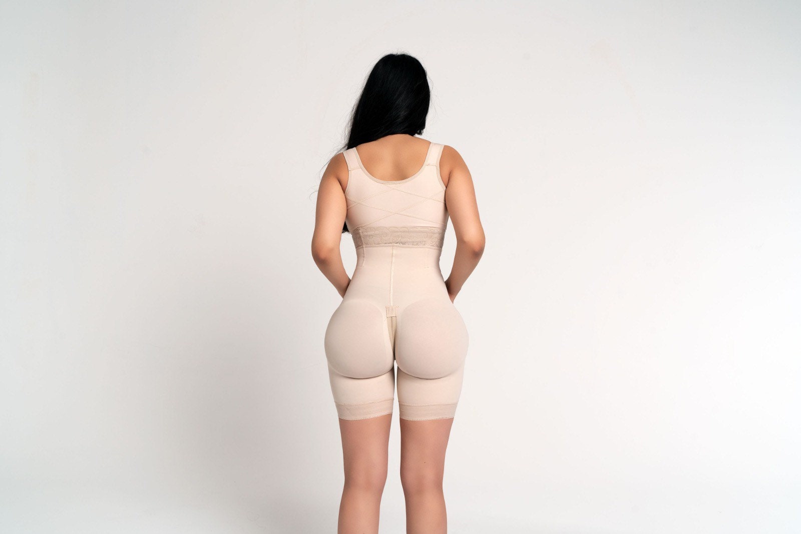 Fajas Colombianas Moldeadoras Open Bust Body Shaper Butt Lifter Up Lady  6153